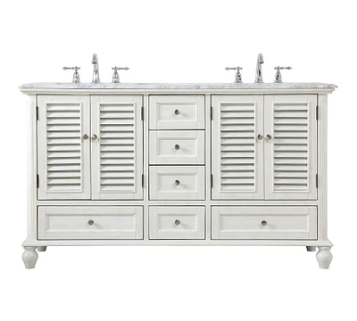 Page 60" Double Sink Vanity