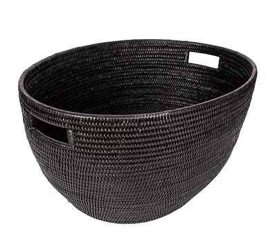 Tava Handwoven Rattan Laundry Basket