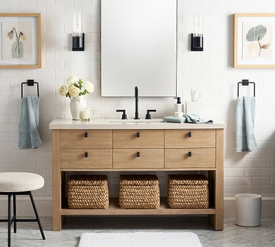 Modern Farmhouse 54" Single Wide Sink Vanity