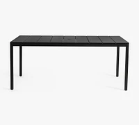 Fiji Metal Rectangular Outdoor Dining Table (72")