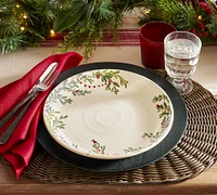 Christmas in the Country Stoneware Dinner Plates - Set of 4