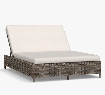 Torrey Wicker Double Outdoor Chaise Lounge