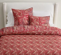 Blair Paisley Percale Duvet Cover