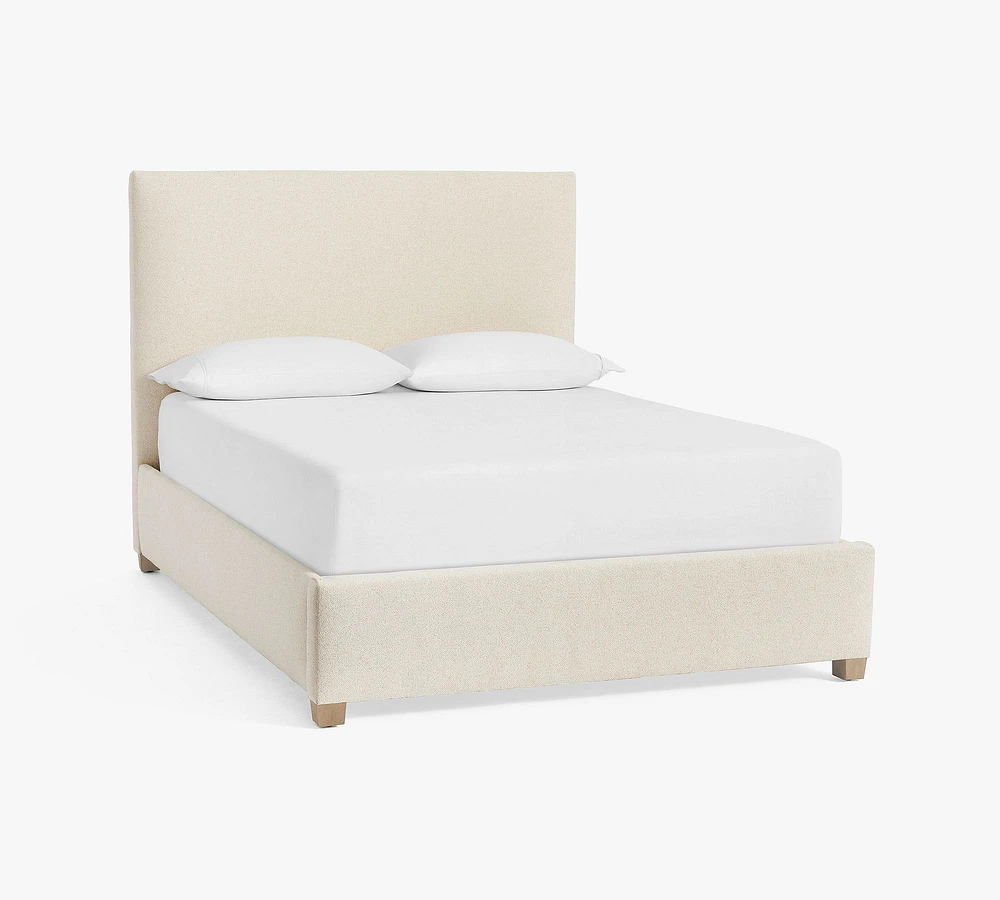 Raleigh Square Upholstered Bed - Quick Ship