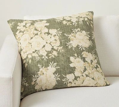 Zenia Floral Quilted Pillow