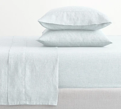 Open Box: Belgian Flax Linen Hemstitch Sheet Set