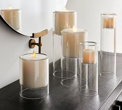 Floating Glass Candleholder