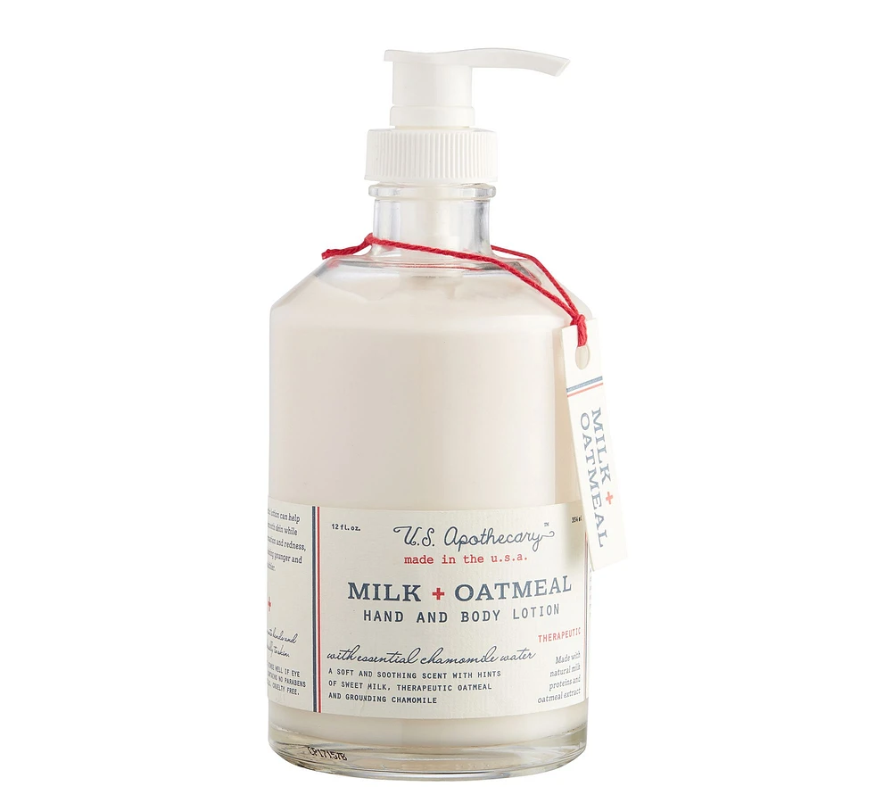 U.S. Apothecary Milk + Oatmeal Lotion Pump