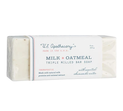 U.S. Apothecary Milk + Oatmeal Bar Soap