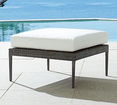 Cammeray Wicker Outdoor Ottoman (29")