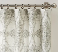 Open Box: Sonya Medallion Linen Cotton Curtain