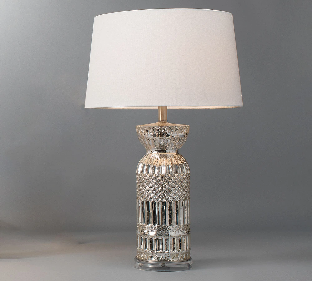 Windsor Mercury Glass Table Lamp (27")