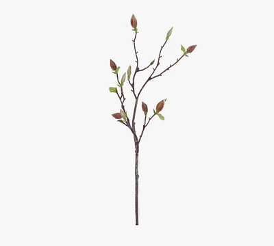 Faux Magnolia Bud Dozen Branches