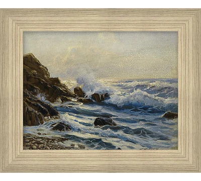 Shore Rocks Framed Print