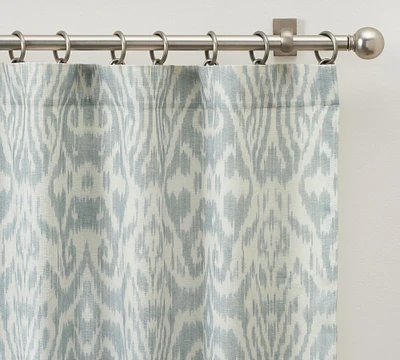 Vega Ikat Linen Cotton Blackout Curtain