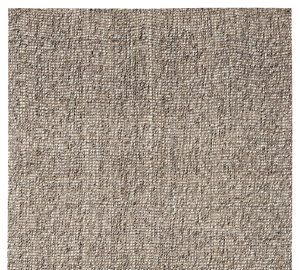 Chunky Wool Jute Rug Swatch - Free Returns Within 30 Days