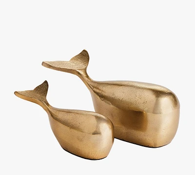 Delta & Dawn Whale Objects - Set Of 2