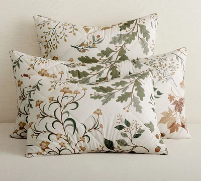 Autumn Botanical Percale Comforter Sham