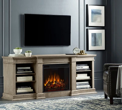 Lorraine Electric Fireplace Media Cabinet