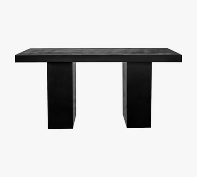 Adonis Concrete Rectangular Outdoor Dining Table (63"-79")