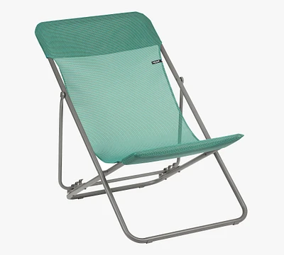 Lafuma Maxi Transat Folding Sling Outdoor Lounge Chair, Set of 2