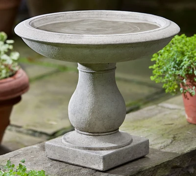 Florence Concrete Bird Bath