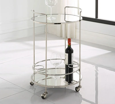 Fusion Metal Bar Cart