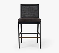 Lisbon Cane Leather Stool