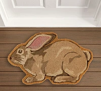 Shaped Bunny Doormat