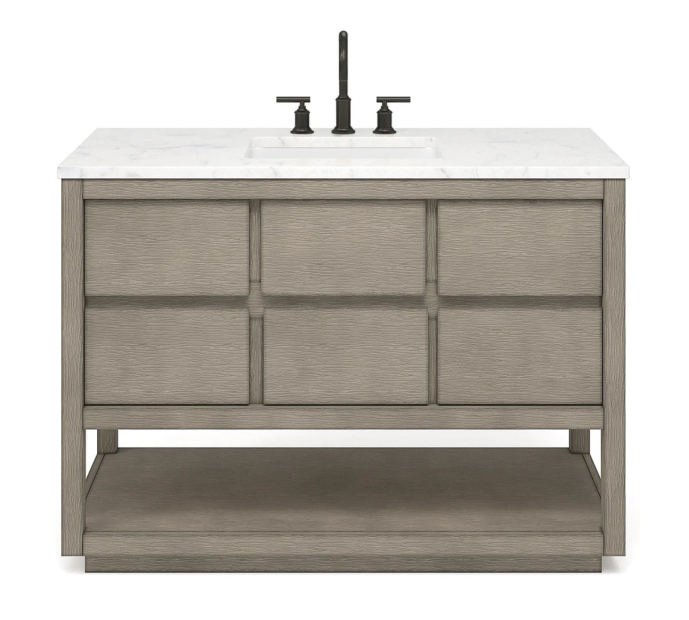 Joanne 48" Marble Top Single Sink Vanity