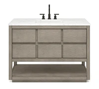 Joanne 48" Marble Top Single Sink Vanity