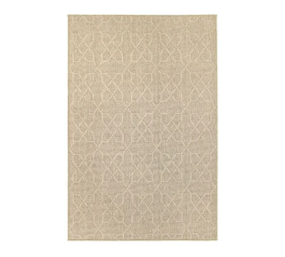 Custom Emil Geo Wool Rug Swatch - Free Returns Within 30 Days