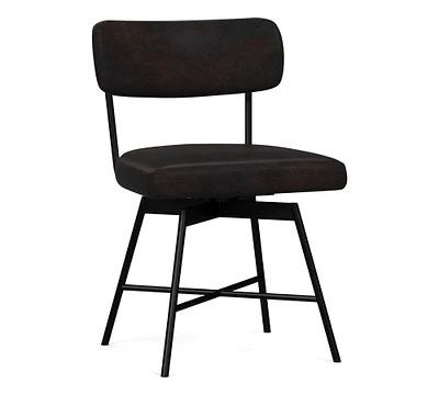 Maison Leather Swivel Desk Chair