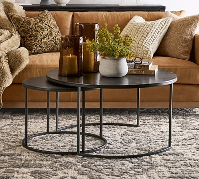 Duke Round Metal Nesting Coffee Table