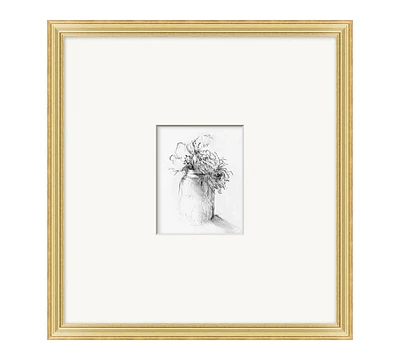 Modest Floral Framed Print