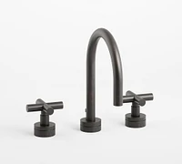 Hewitt Cross Handle Widespread Bathroom Sink Faucet