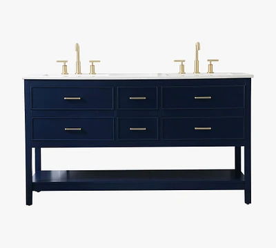 Sinclaire 60-72" Double Sink Vanity