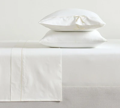 Monique Lhuillier Nell Embroidered Bow Sheet Set