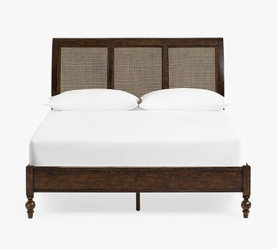 Augusta Cane Sleigh Bed