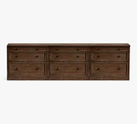 Livingston Media Console with File Cabinets (105")