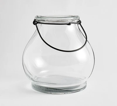 Brie Handcrafted Glass Lantern