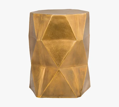 Open Box: Monark Geometric Metal Accent Table (13")