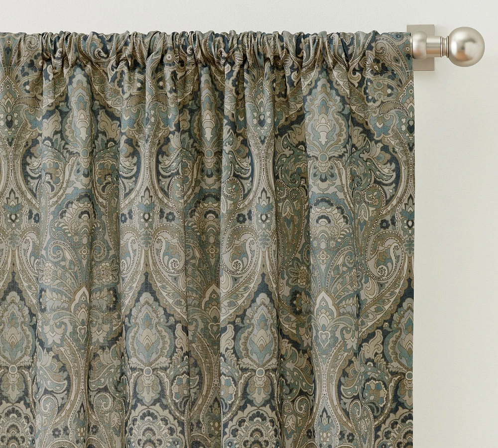 Mackenna Paisley Printed Blackout Curtain