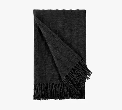 Busto Textured Striped Throw