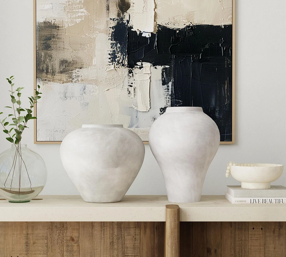 Williams Round Concrete Vase