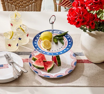 Cabana Americana Outdoor Melamine Tiered Stand