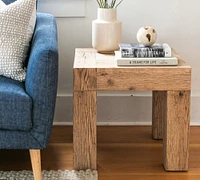 Pierson Square Reclaimed Wood Side Table (22")