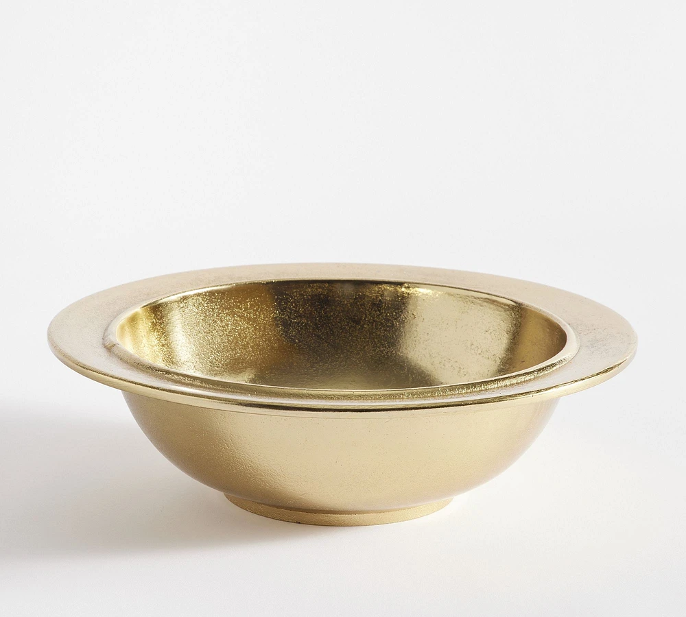 Rustic Metal Serving Bowl