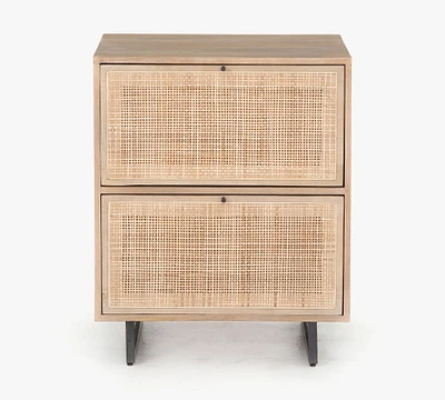 Dolores Cane 2-Drawer File Cabinet