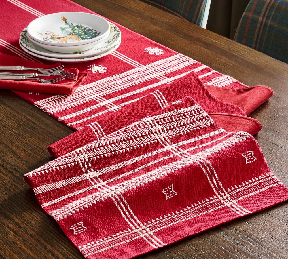 Open Box: Mia Plaid Table Runner